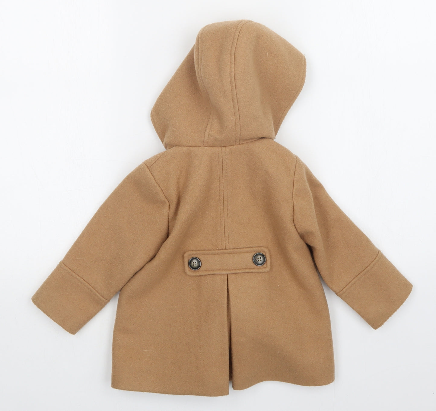 NEXT Girls Brown   Overcoat Coat Size 12-18 Months