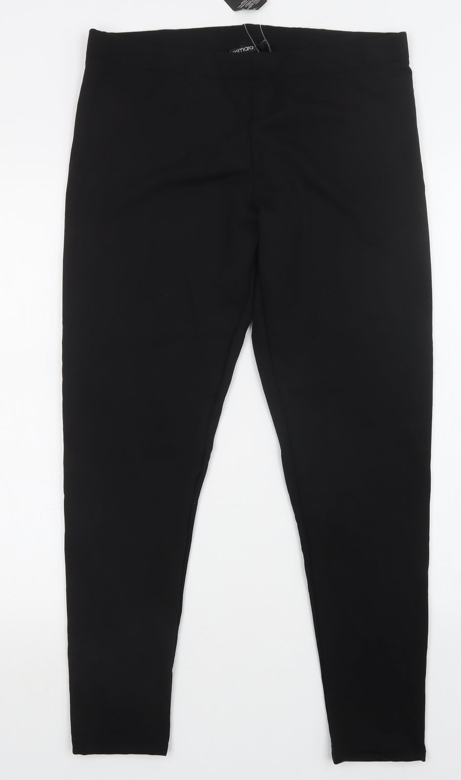 ESMARA Womens Black   Jogger Leggings Size 16 L27 in