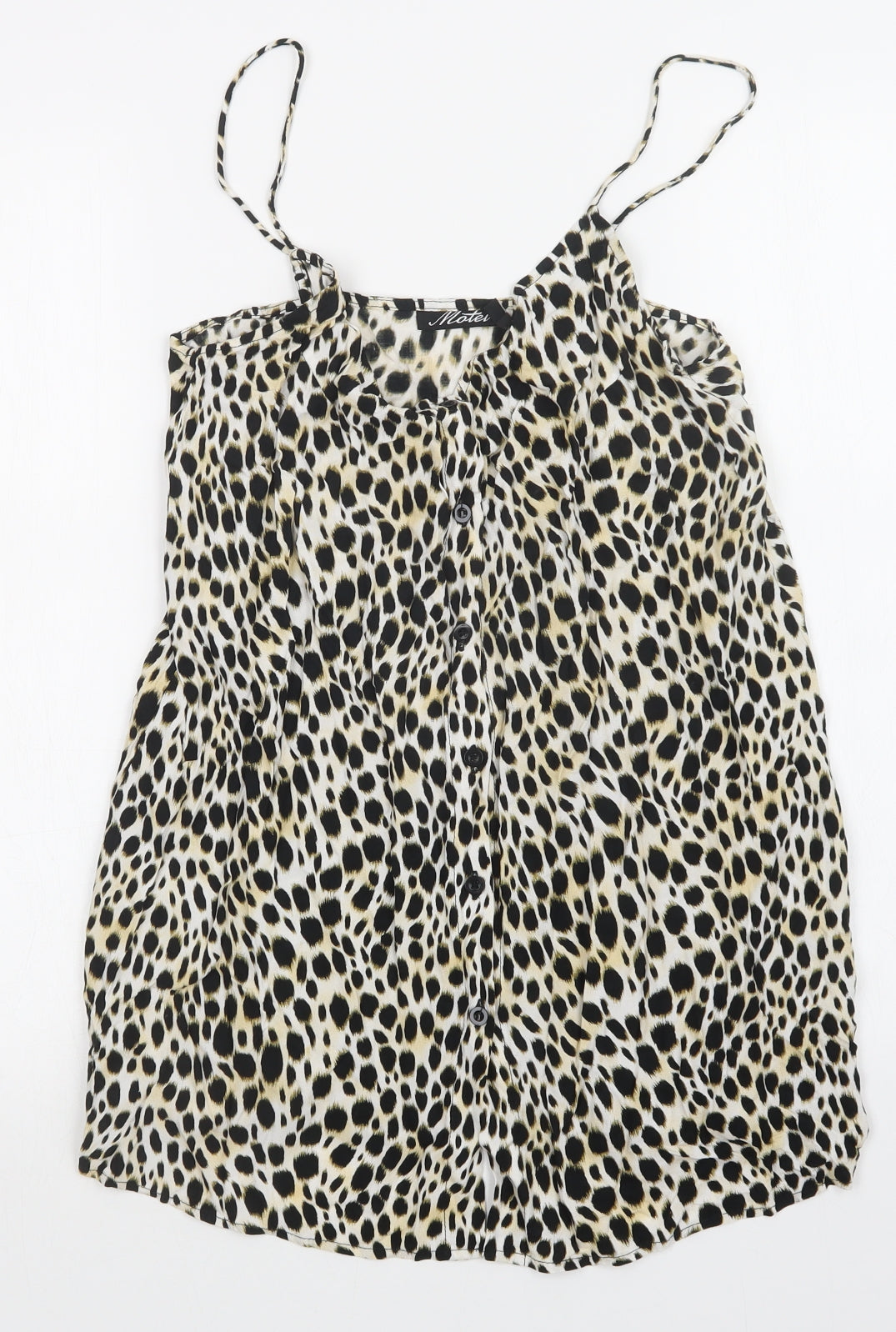 Motel Womens Multicoloured Animal Print  Basic Tank Size S
