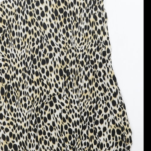 Motel Womens Multicoloured Animal Print  Basic Tank Size S