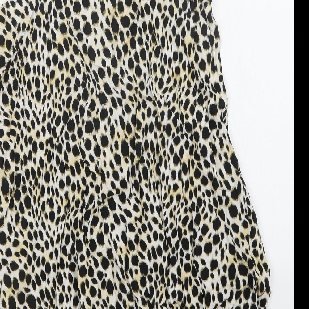 Motel Womens Multicoloured Animal Print  Basic Tank Size S
