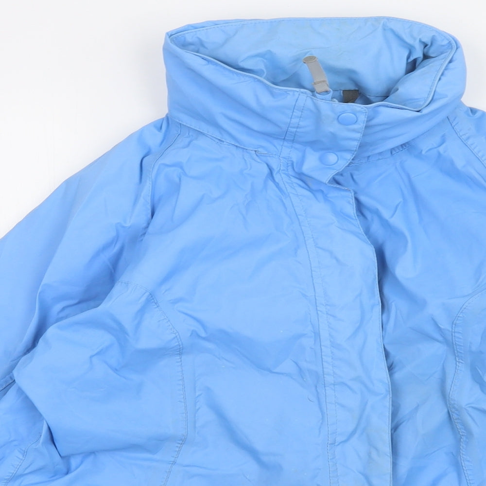 Regatta Womens Blue   Rain Coat Coat Size 14