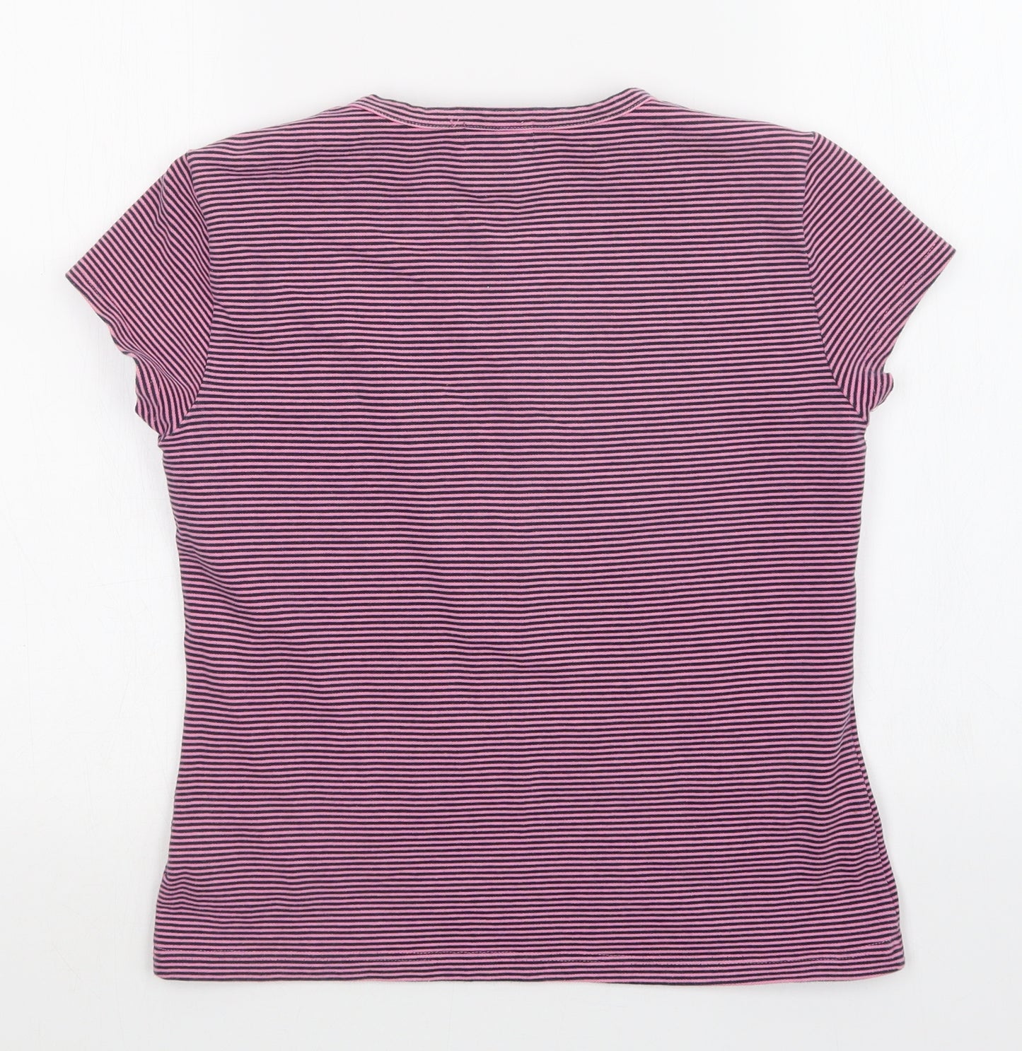Ralph Lauren Womens Multicoloured Striped  Basic T-Shirt Size M