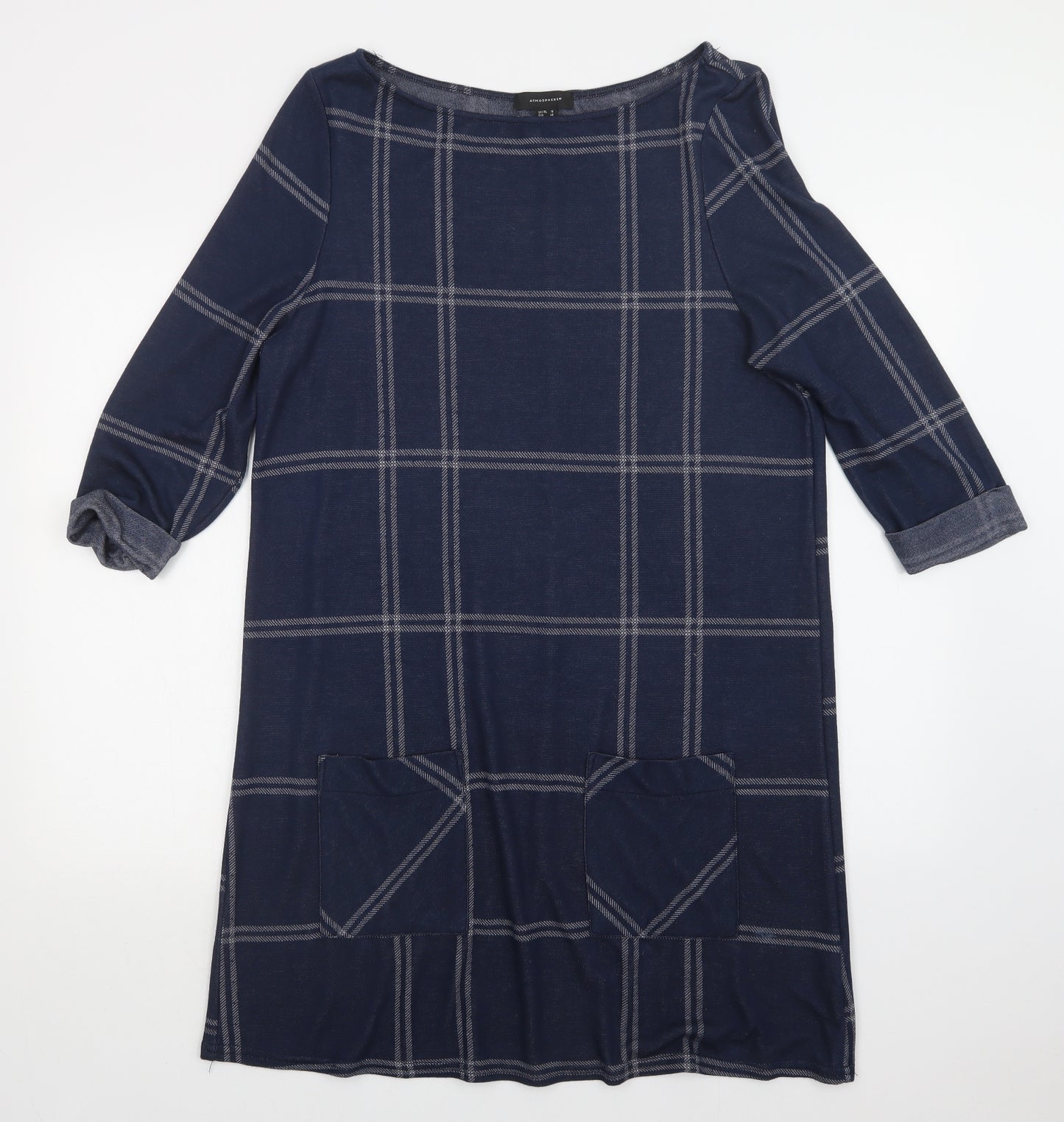 Atmosphere Womens Blue   T-Shirt Dress  Size 18
