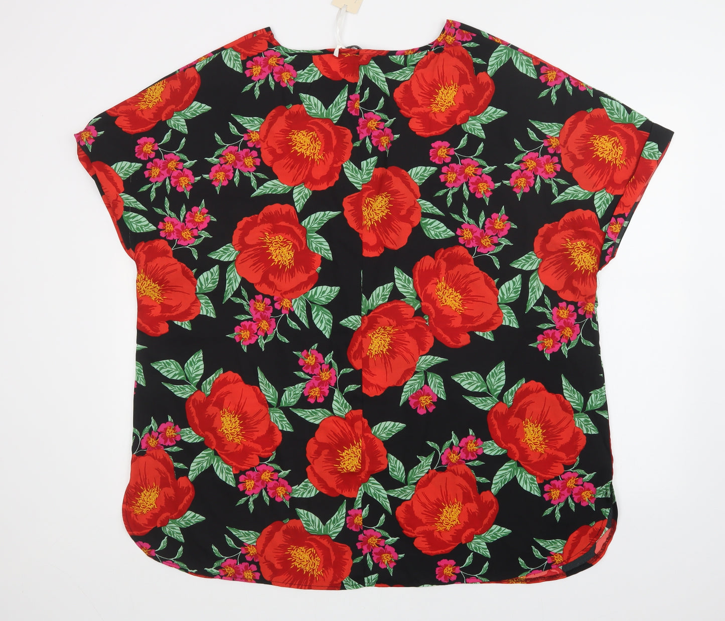 CAPSULE Womens Multicoloured Floral  Basic Blouse Size 24