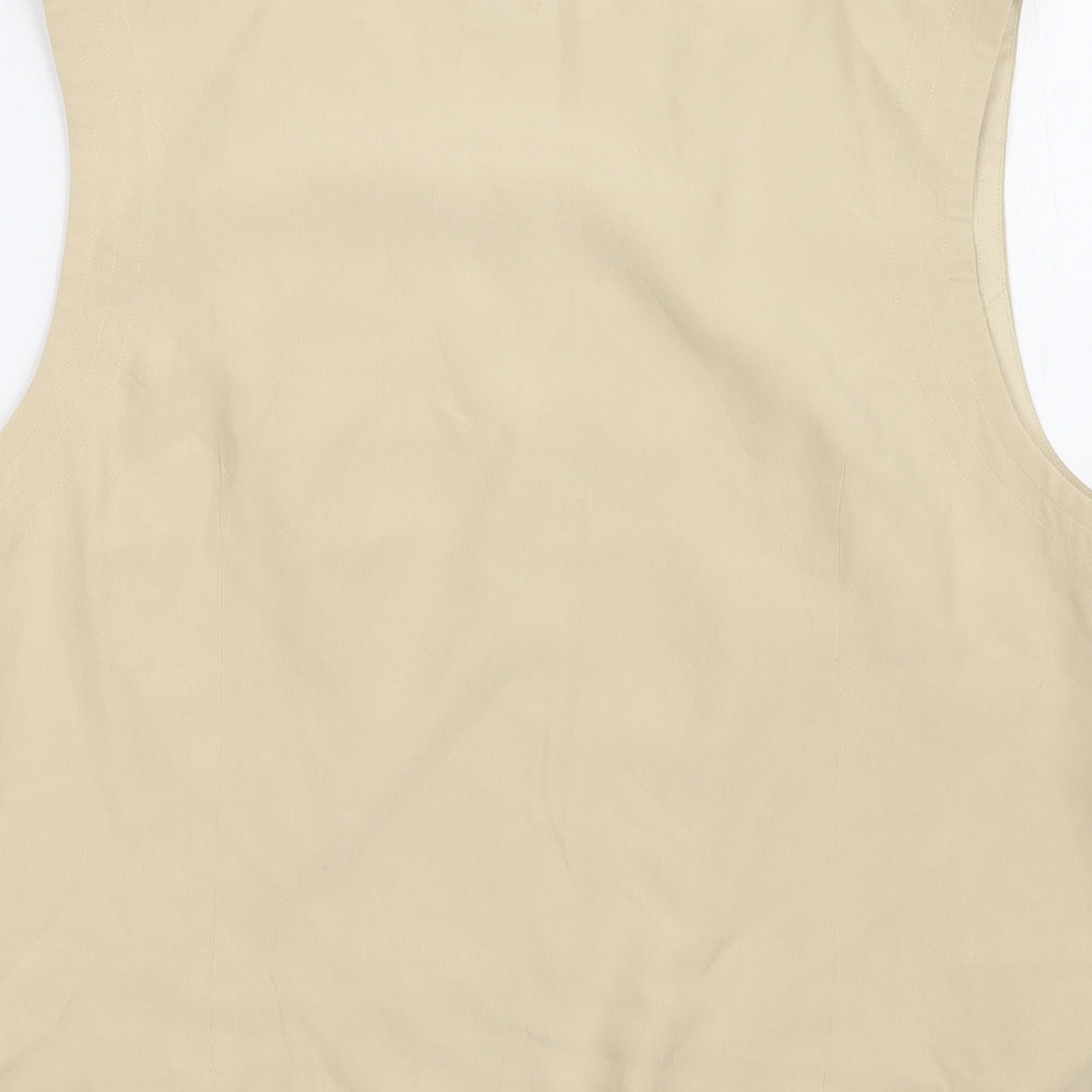 PLANET Womens Beige    Suit Waistcoat Size 14