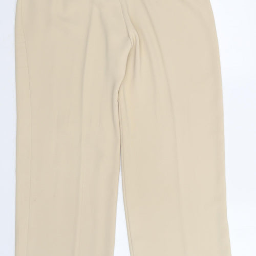 Wish Womens Beige   Trousers  Size 14 L32 in