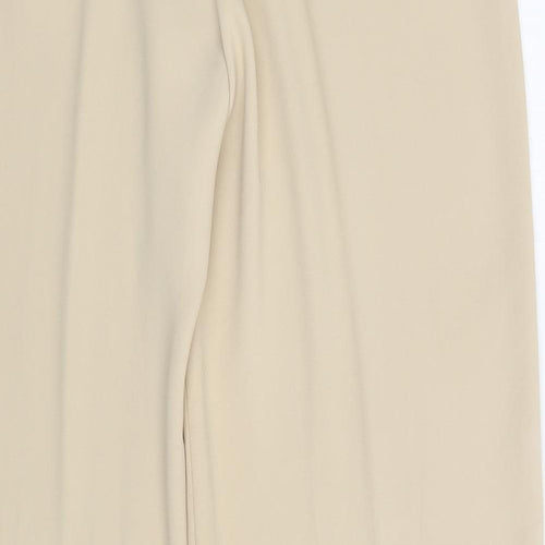 Wish Womens Beige   Trousers  Size 14 L32 in