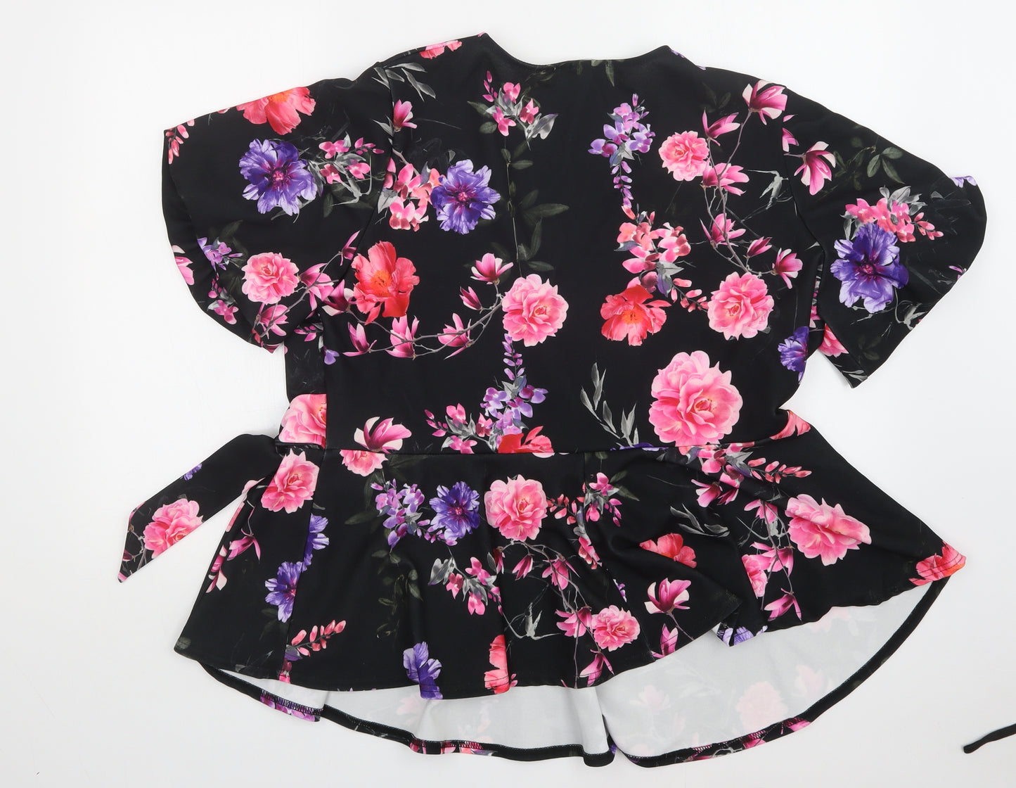 Simply Be Womens Multicoloured Floral  Basic Blouse Size 24