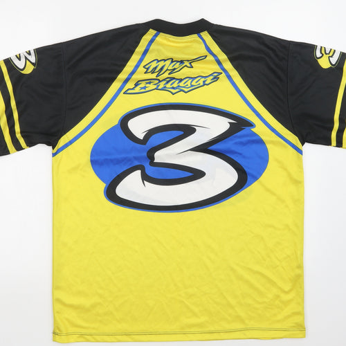 DARING Mens Multicoloured    T-Shirt Size L  - MAX BIAGGI