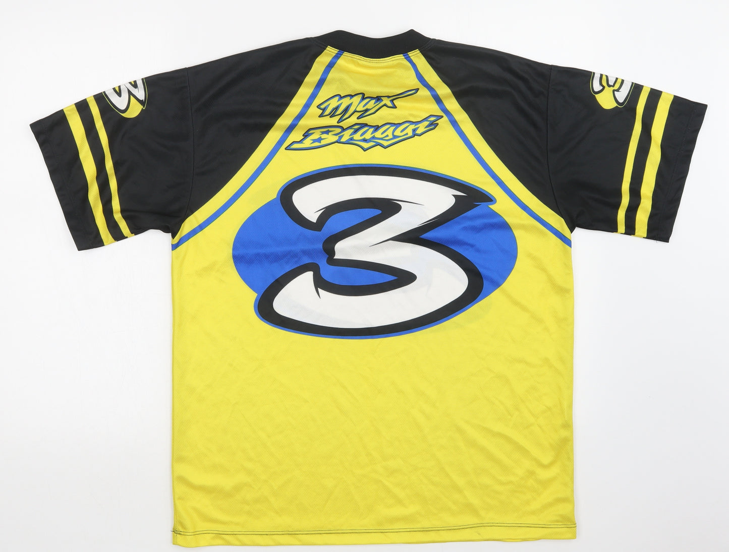 DARING Mens Multicoloured    T-Shirt Size L  - MAX BIAGGI