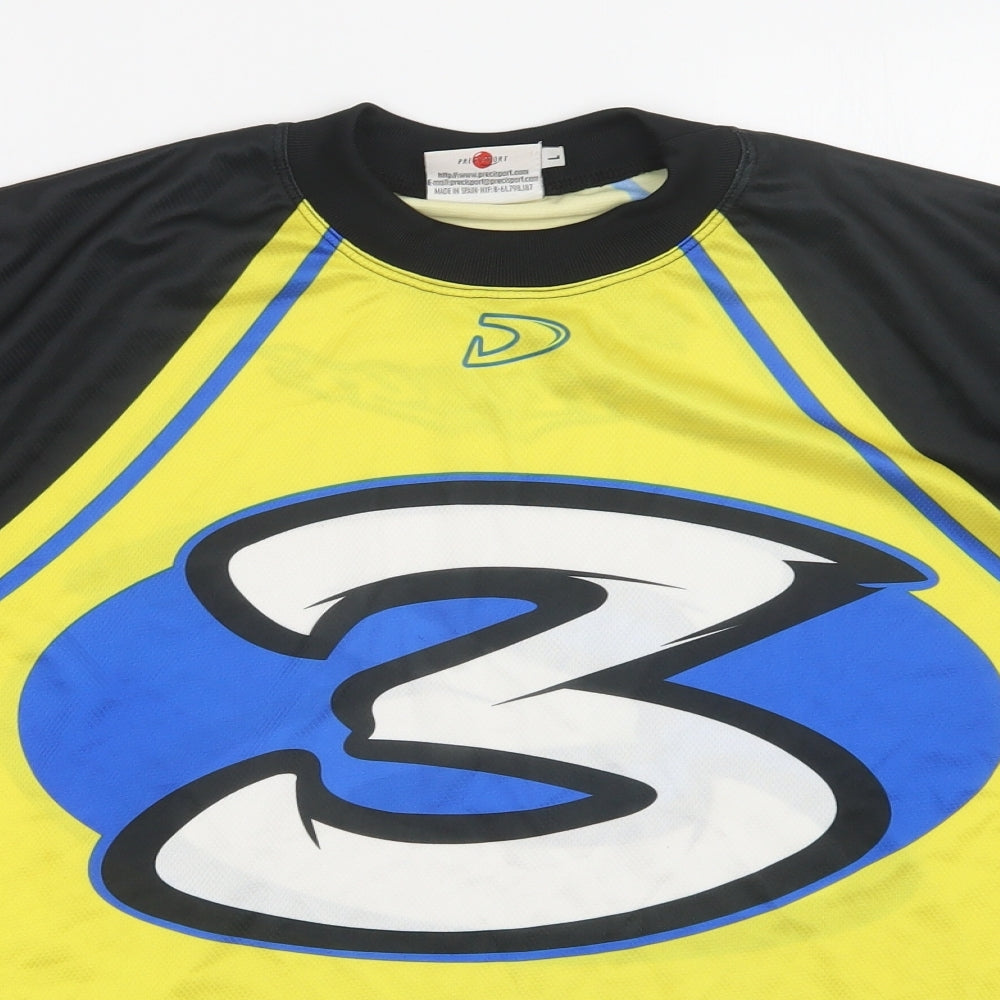 DARING Mens Multicoloured    T-Shirt Size L  - MAX BIAGGI