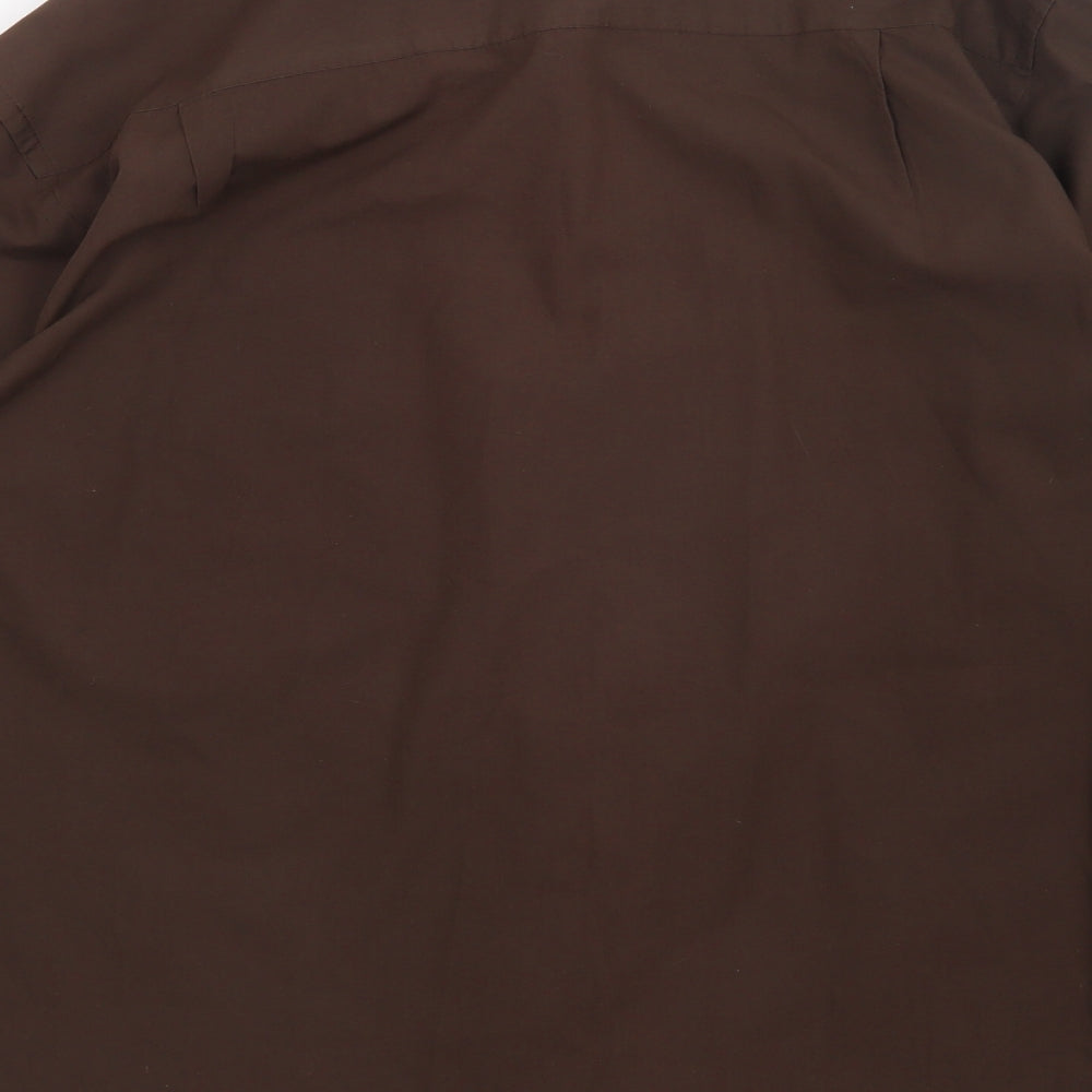 F&F Mens Brown    Dress Shirt Size 16.5