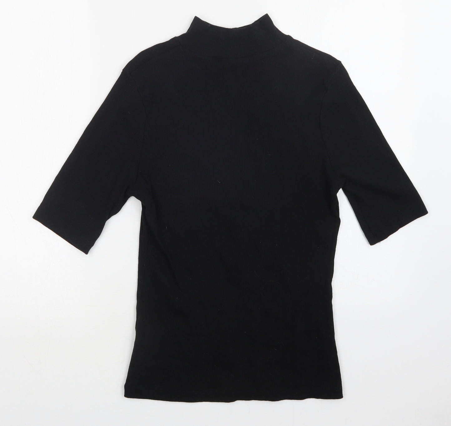 George Womens Black   Basic T-Shirt Size 16