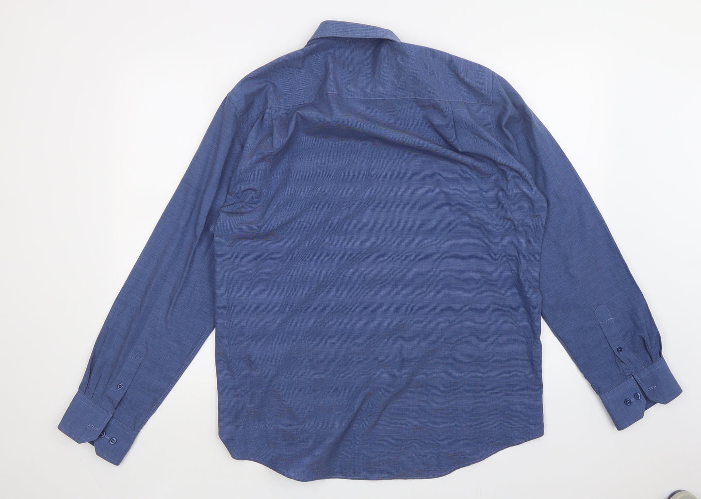 F&F Mens Blue    Dress Shirt Size 16.5