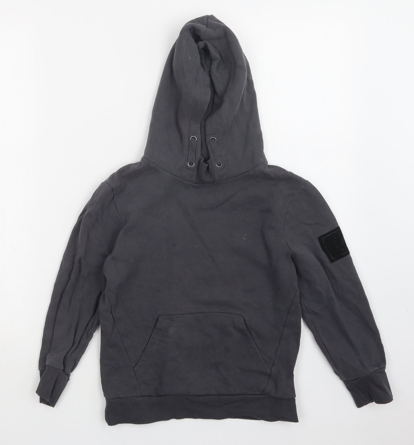 River Island Boys Grey   Pullover Hoodie Size 7-8 Years