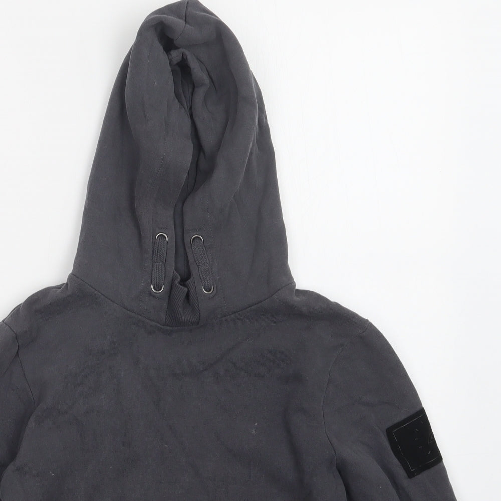 River Island Boys Grey   Pullover Hoodie Size 7-8 Years