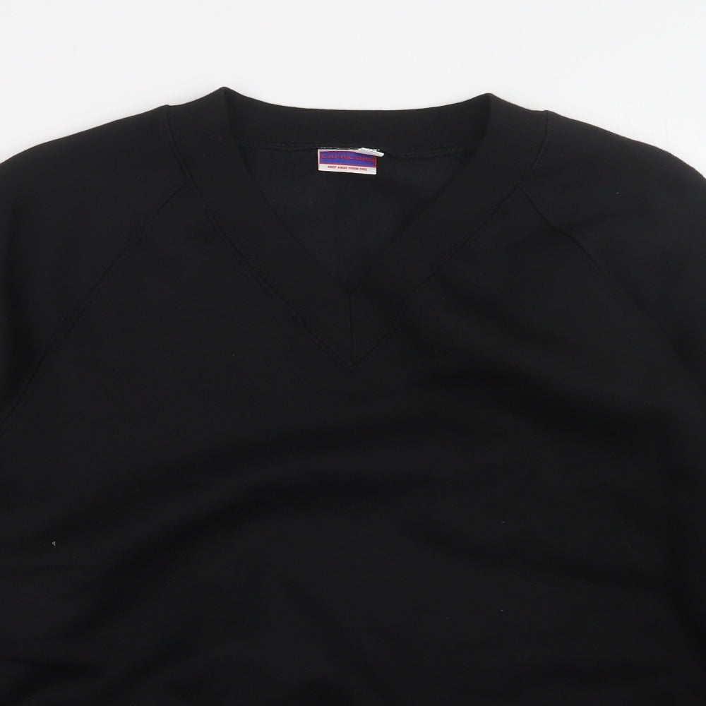 CAPRICORN Mens Black   Pullover Sweatshirt Size M