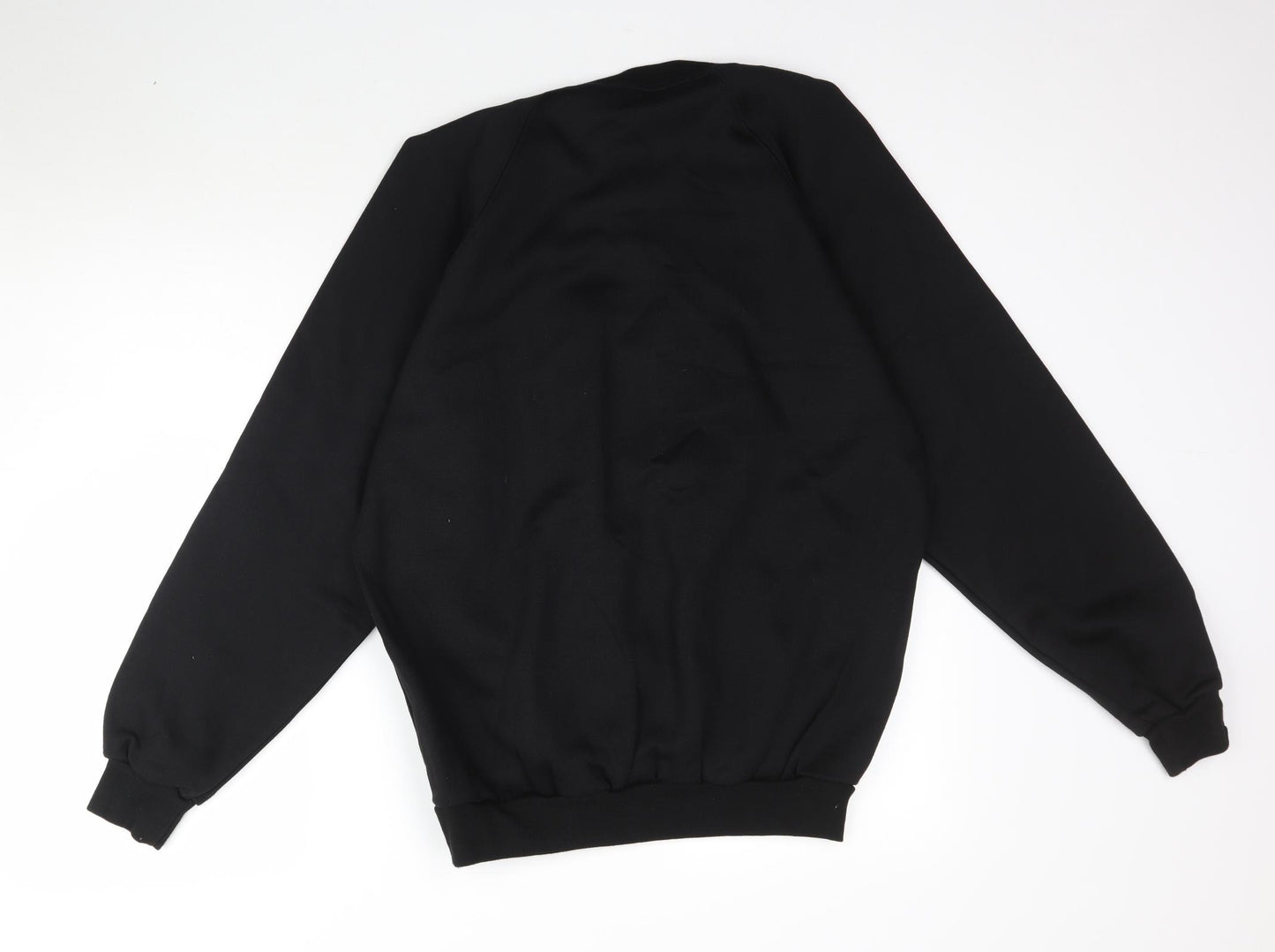 Capricorn Mens Black  Fleece Pullover Sweatshirt Size L