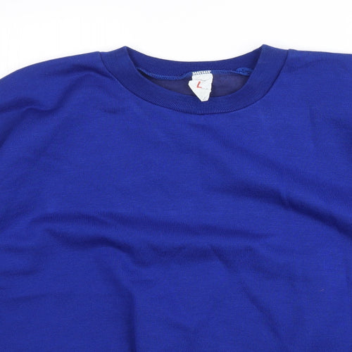 Capricorn Mens Blue   Pullover Sweatshirt Size L