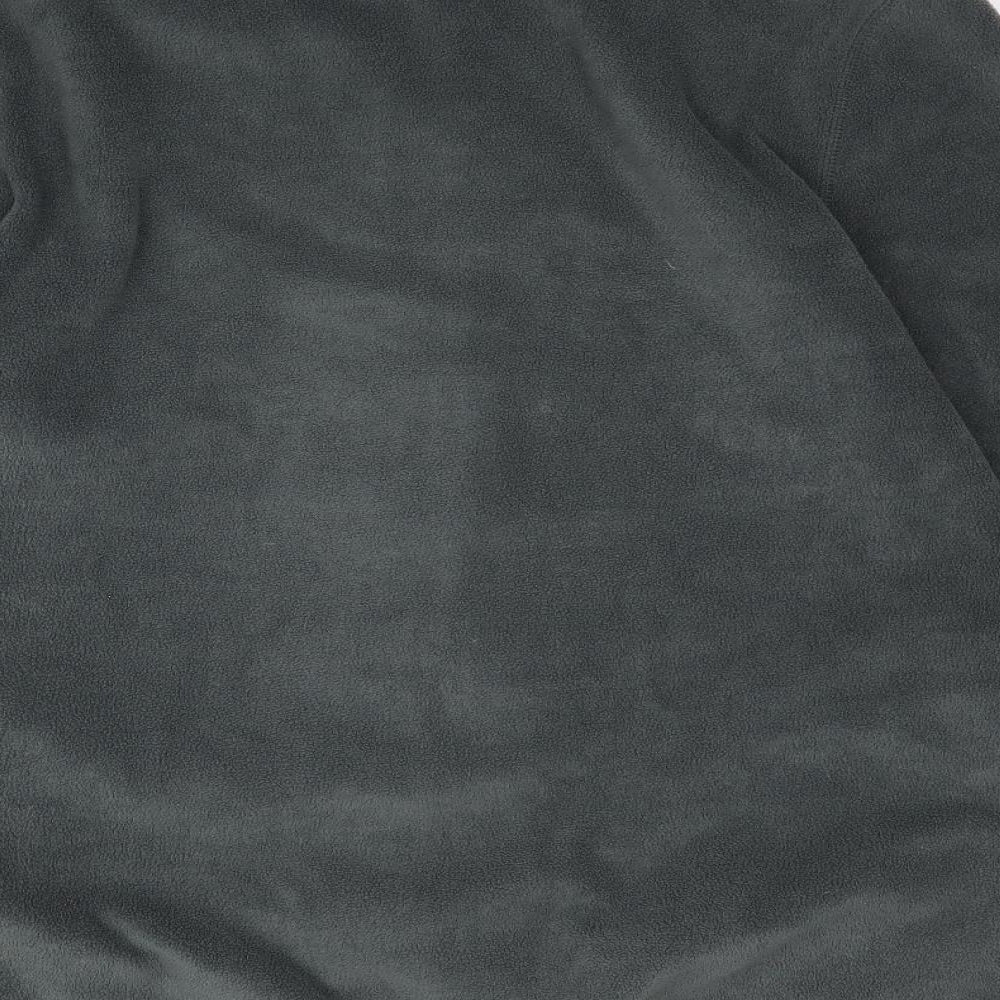Preworn Mens Green  Fleece Full Zip Sweatshirt Size M
