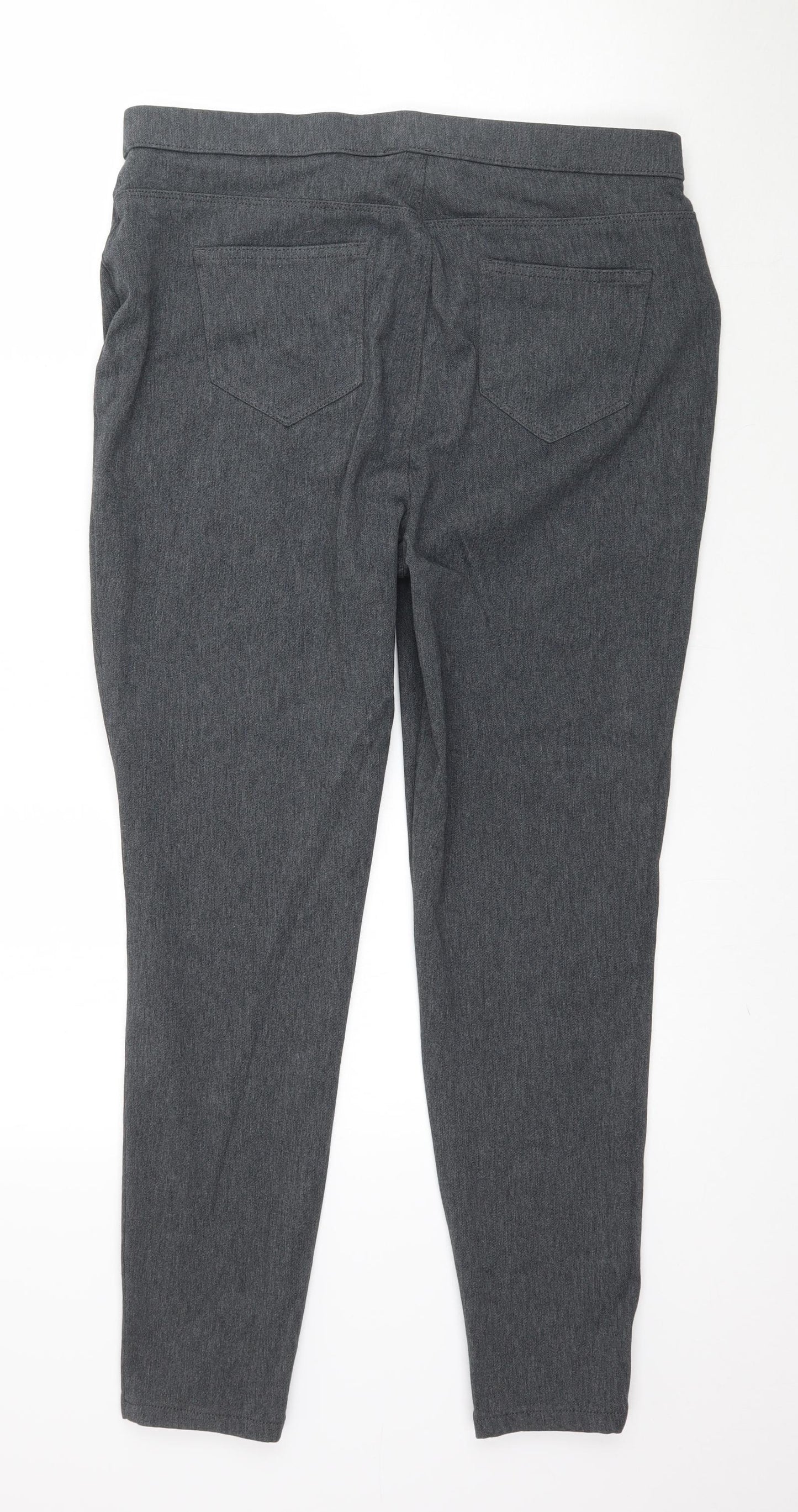 George Womens Grey   Trousers  Size 14 L27 in