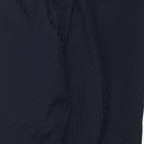 F&F Womens Blue Geometric  Trousers  Size 14 L27 in