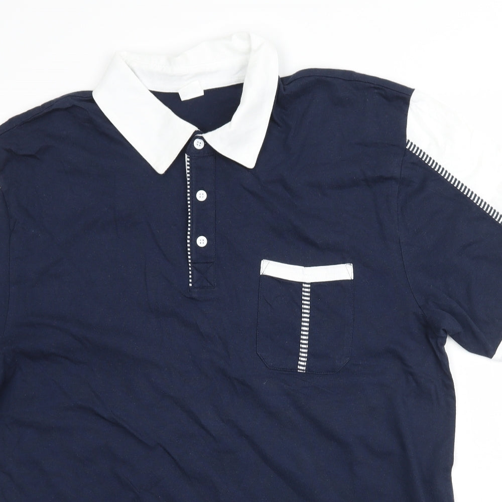 Preworn Mens Blue    Polo Size L