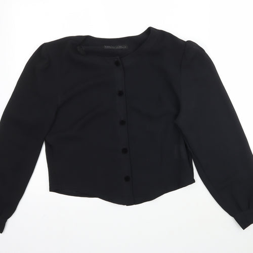 howard showers Womens Black   Basic Blouse Size 10