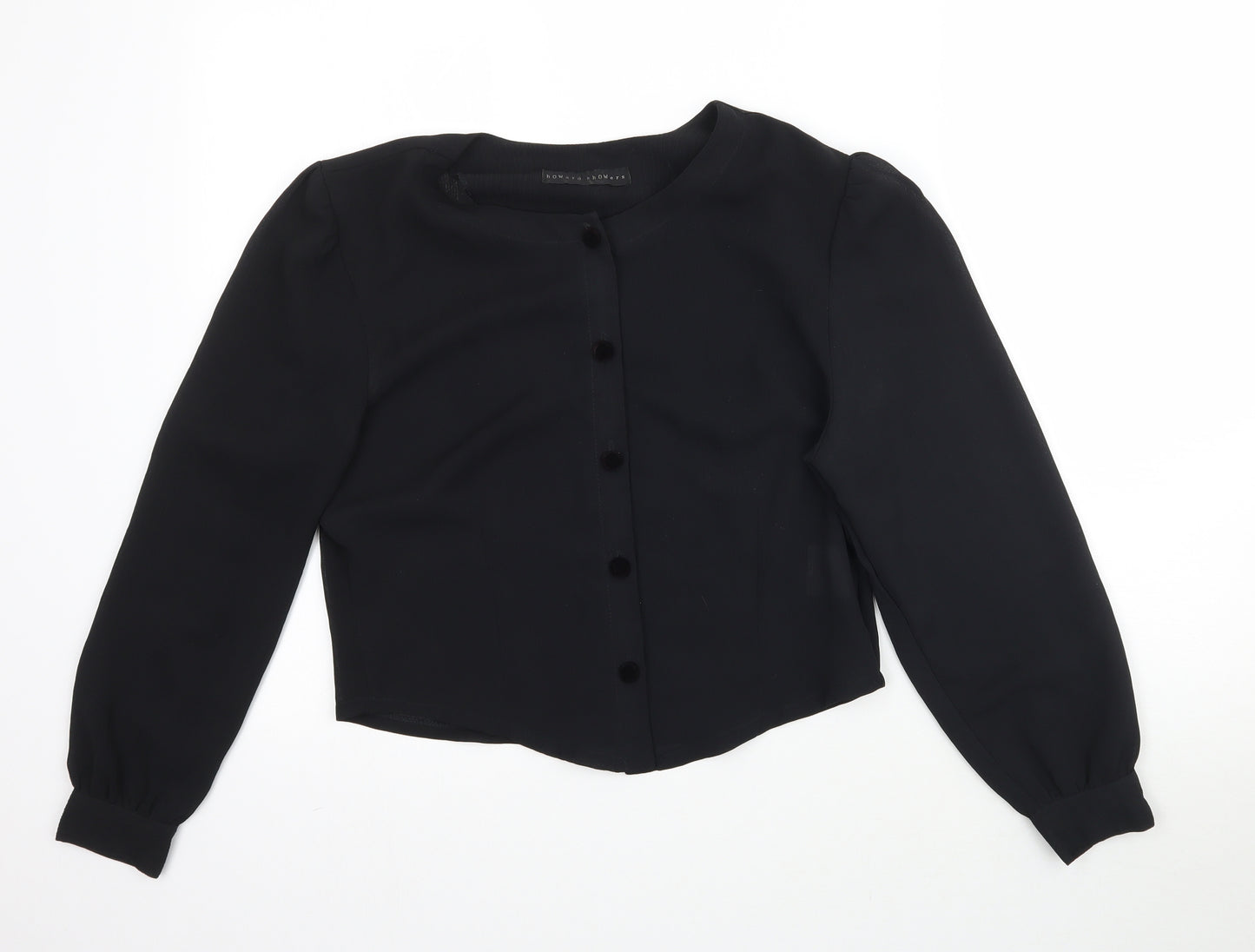 howard showers Womens Black   Basic Blouse Size 10