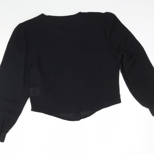 howard showers Womens Black   Basic Blouse Size 10