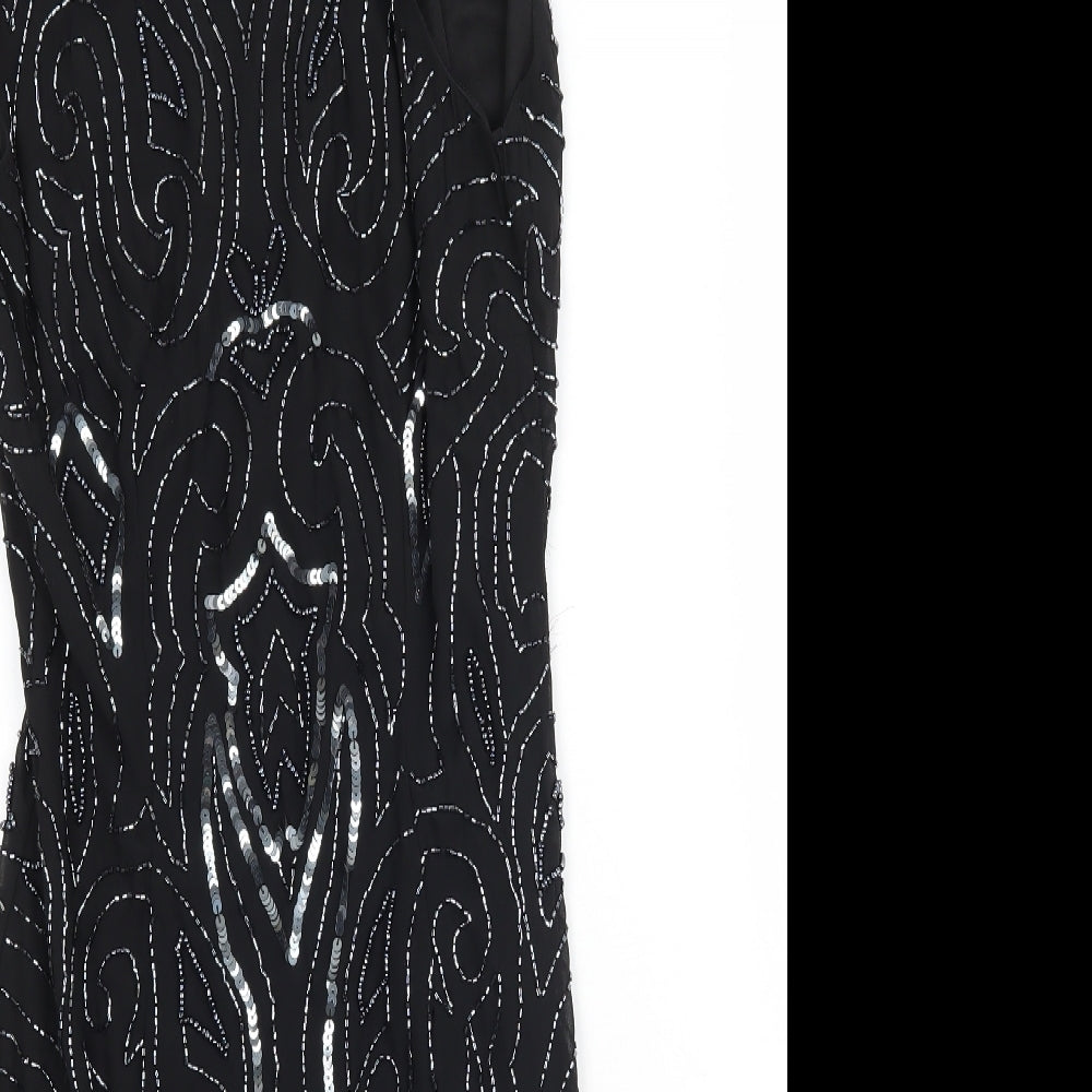 Lace & Beads Womens Black   Bodycon  Size S