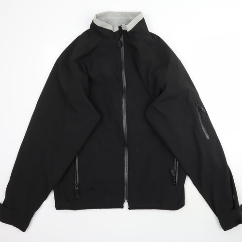 Wenaas Womens Black   Windbreaker Coat Size 2XL