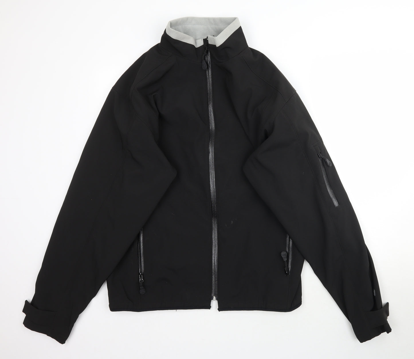 Wenaas Womens Black   Windbreaker Coat Size 2XL