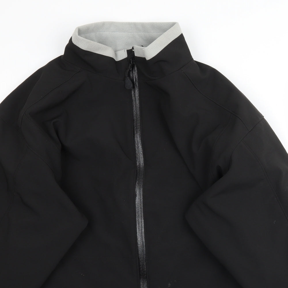 Wenaas Womens Black   Windbreaker Coat Size 2XL