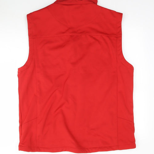 Best in Town Womens Red   Gilet Coat Size XL