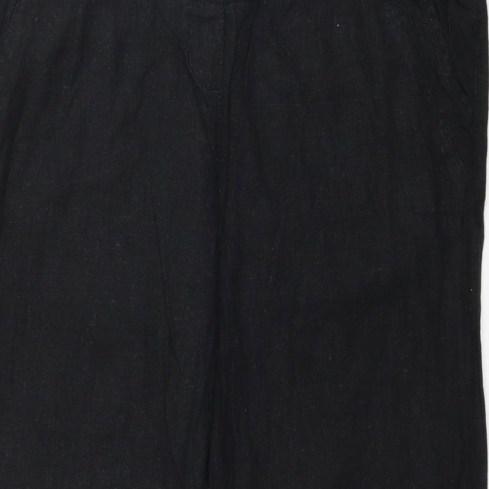 George Womens Black   Trousers  Size 14 L30 in