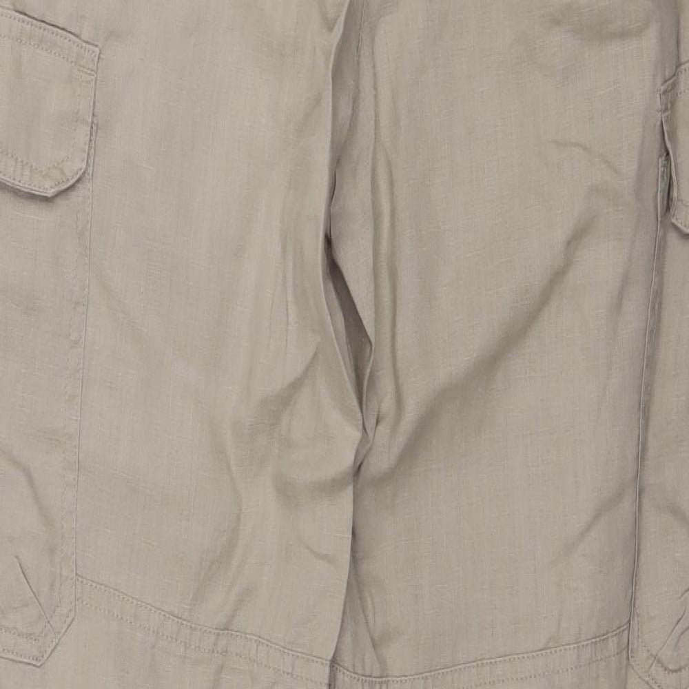 John Lewis Womens Beige   Trousers  Size 12 L31 in