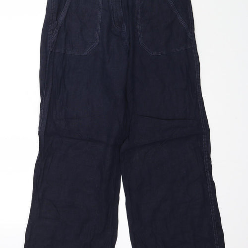 Marks and Spencer Womens Blue   Trousers  Size 10 L28 in