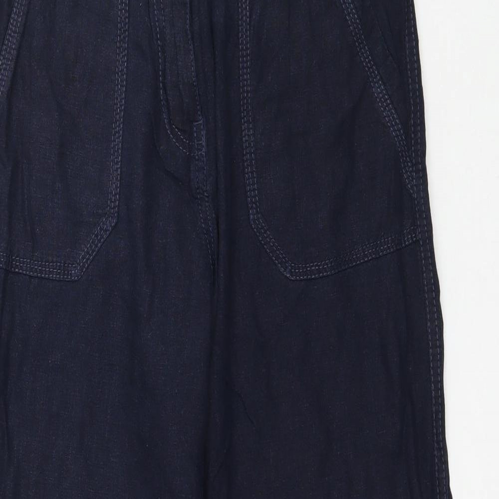 Marks and Spencer Womens Blue   Trousers  Size 10 L28 in