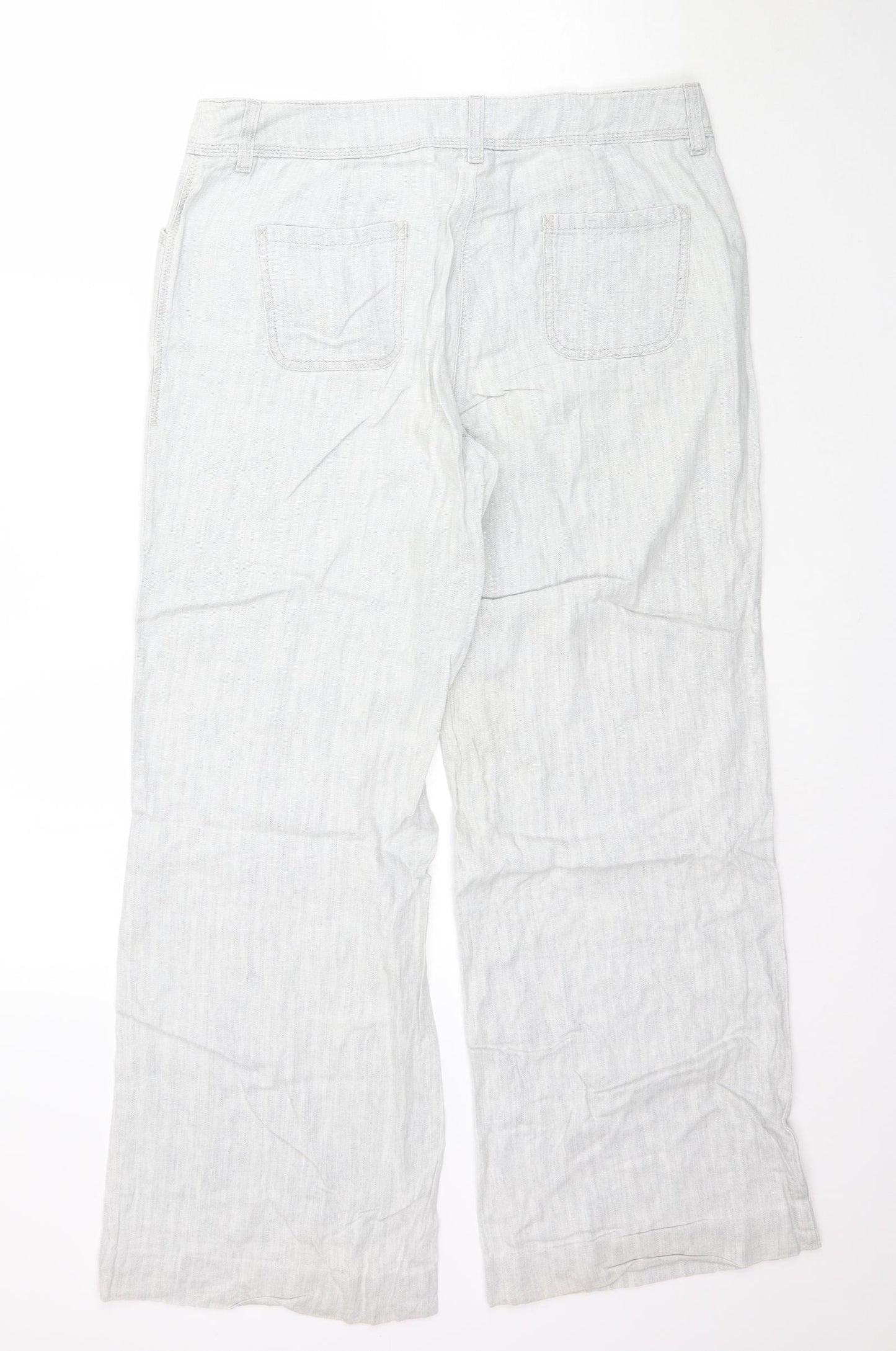 Per Una  Womens Grey   Trousers  Size 12 L30 in