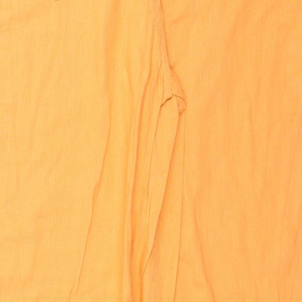Peacocks Womens Orange   Trousers  Size 20 L30 in