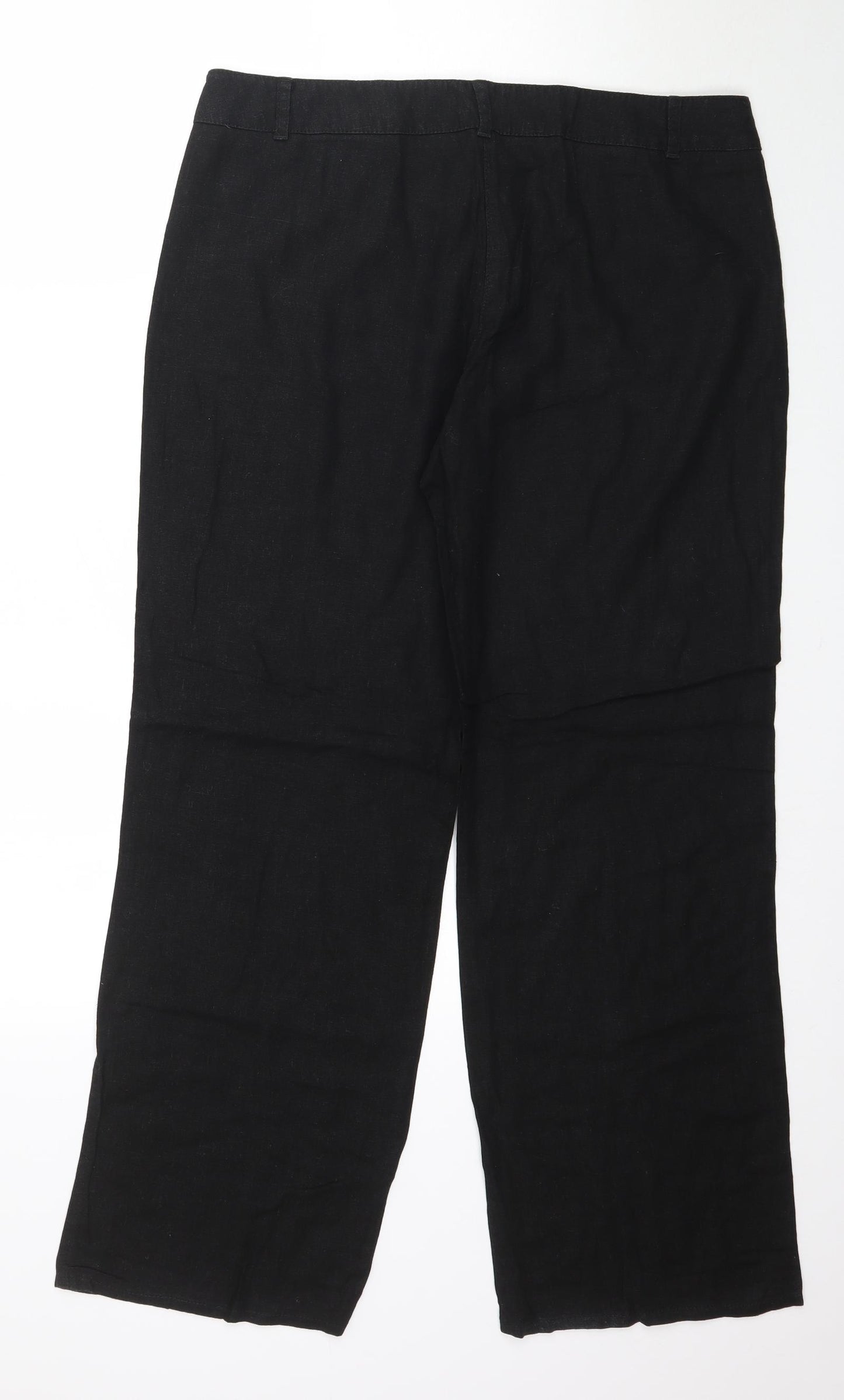 F&F Womens Black   Trousers  Size 14 L30 in