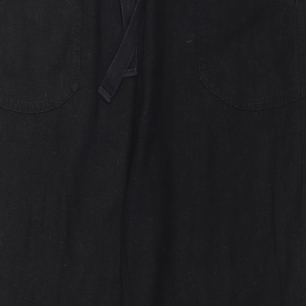 F&F Womens Black   Trousers  Size 14 L30 in