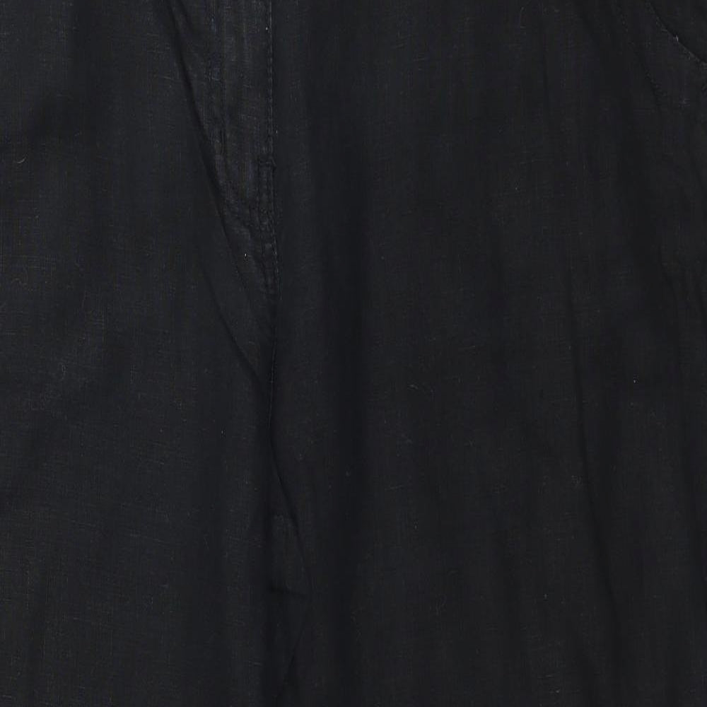 George Womens Black   Trousers  Size 16 L27 in