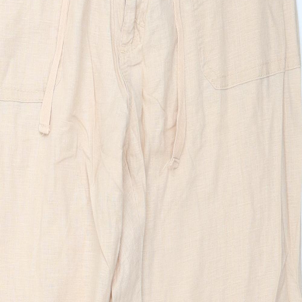 Atmosphere Womens Beige   Trousers  Size 14 L30 in
