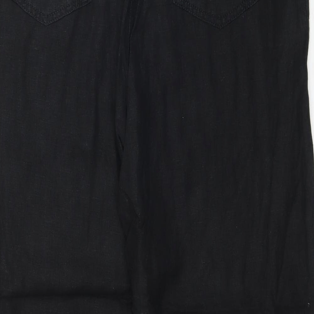 NEXT Womens Black   Trousers  Size 12 L28 in