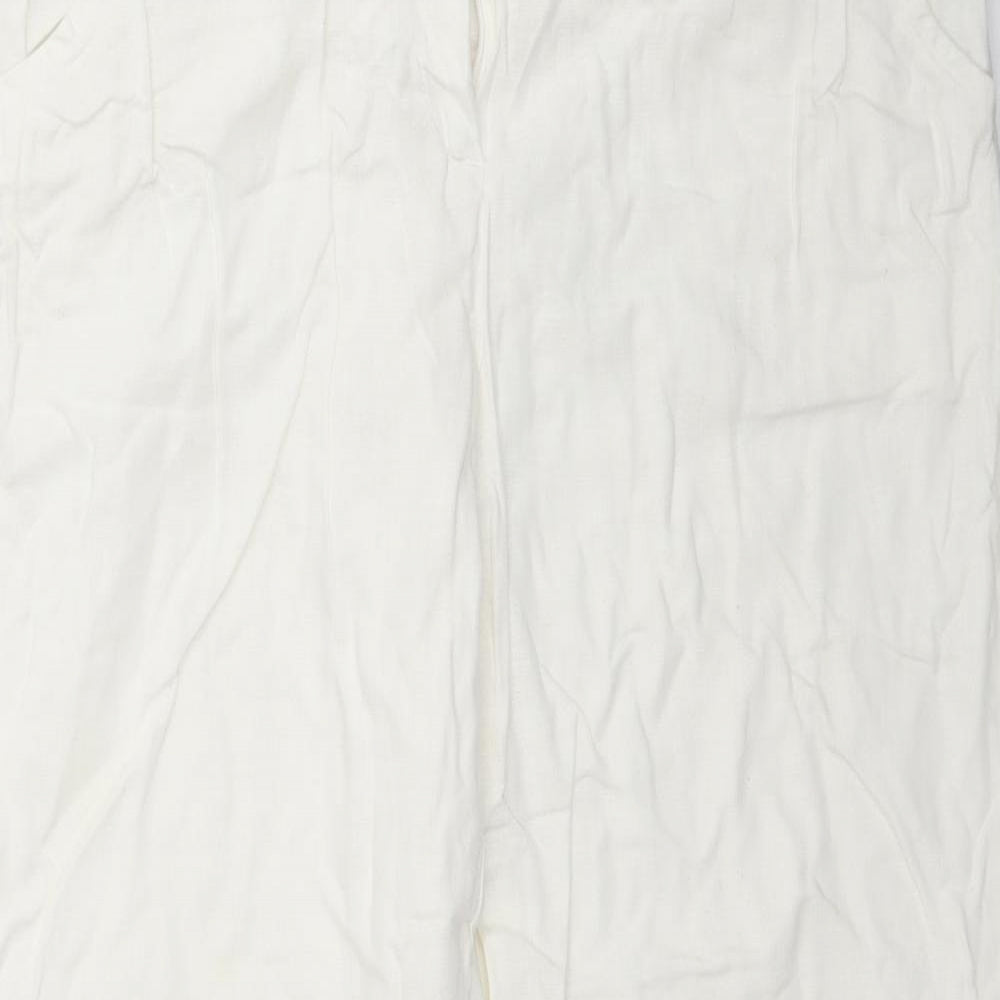 Together Womens White   Trousers  Size 16 L31 in