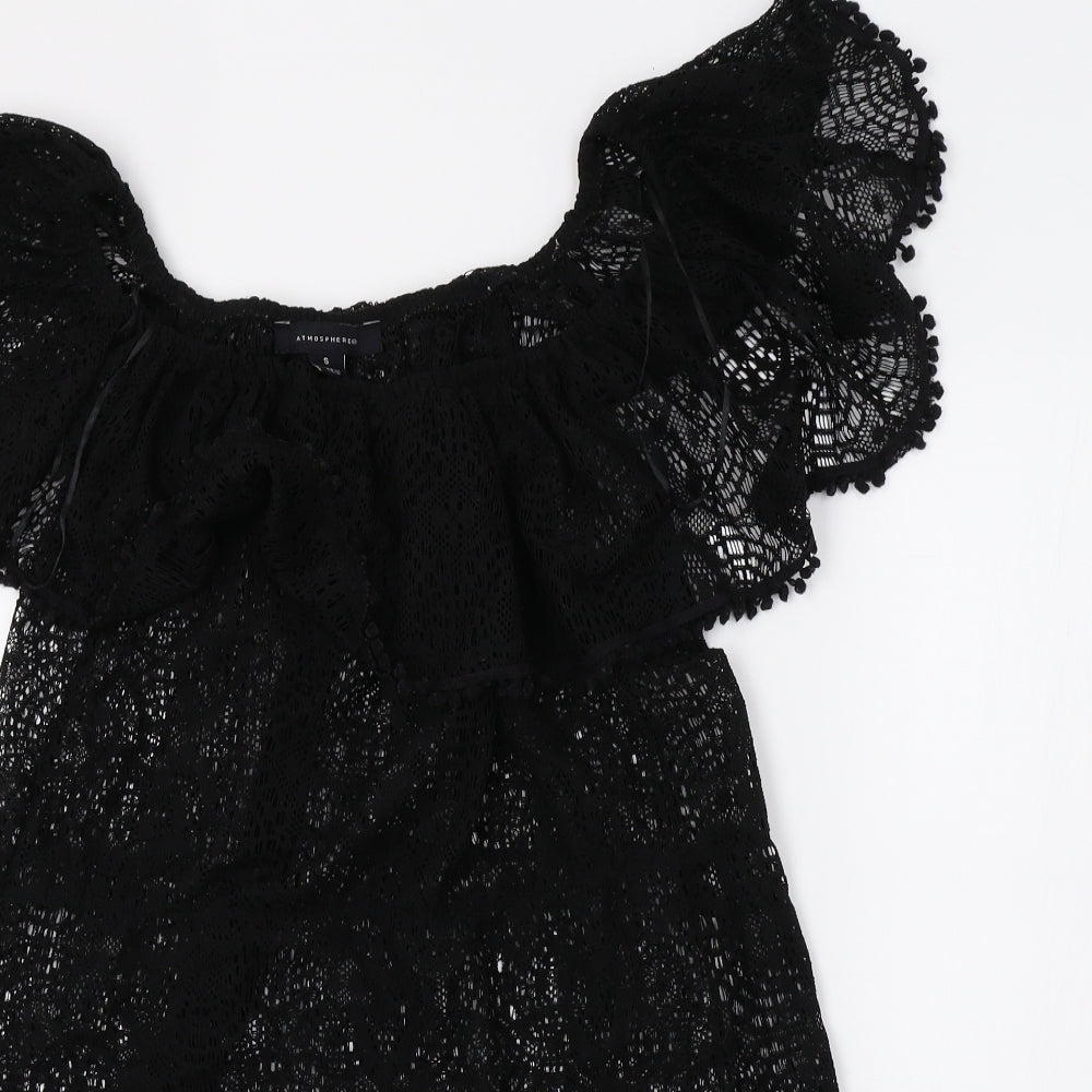 Atmosphere Womens Black   Basic Blouse Size S