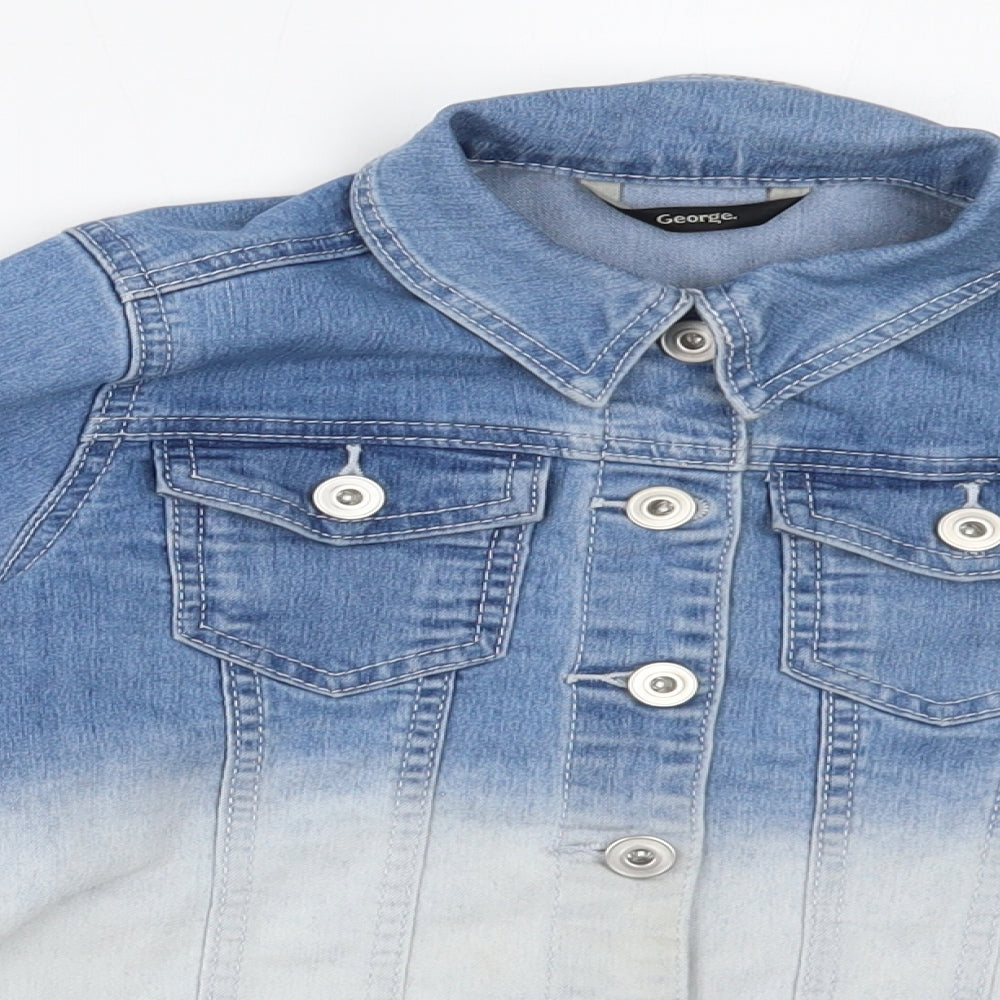 George Boys Blue   Jacket  Size 8-9 Years